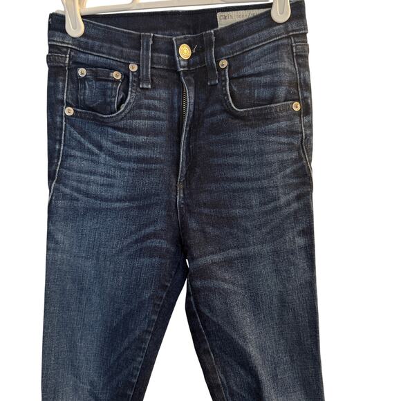 Rag & Bone Jean Women's Blue 24 Denim Skinny Ankle Zippers - Picture 3 of 11